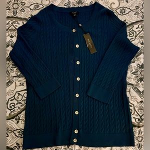 NWT Talbots Navy Blue Sweater Size:1XP
